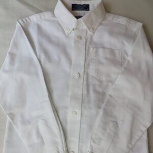 Izod Boys Button Down | White | Size 8
